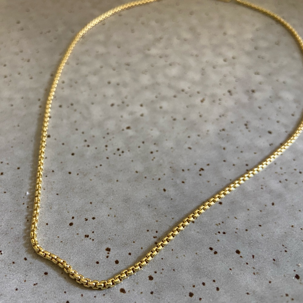 Machete Box Chain Necklace